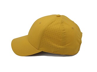 Nízkoprofilová 6panelová kšiltovka, žlutá