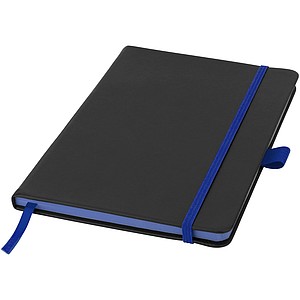 Notebook Color edge A5, černá/královská modrá