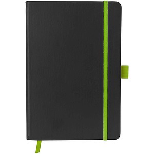 Notebook Color edge A5, černá/světle zelená
