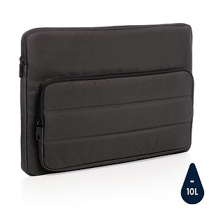 Obal na 15,6" notebook Impact z RPET AWARE™, černá - ekologické reklamní předměty