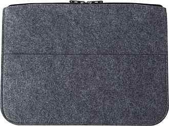 Obal na notebook z RPET plsti, šedý
