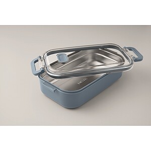 Obědová krabička, modrošedá
