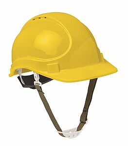 Ochranná přilba z ABS, žlutá