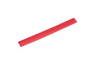 Ohybné pravítko 30 cm, červené