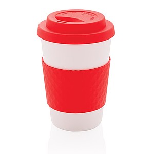 Opakovaně použitelný hrnek 270 ml, červená - kelímky s potiskem