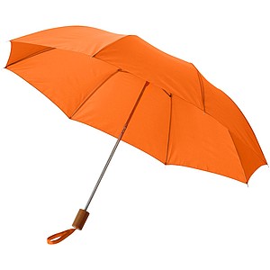 Oranžový skládací deštník o průměru 90cm
