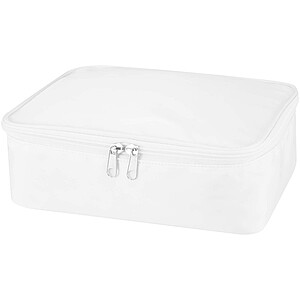 Organizér na líčidla z RPET, krémová bílá