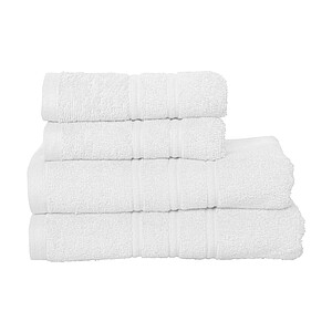 Osuška OLIMA PREMIUM COTTON BAMBOO BATH TOWEL, 70 × 140 cm, bílá
