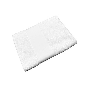 Osuška pro sublimaci OLIMA BATH TOWEL WITH SUBLIMATION BORDURE, 70 × 140 cm, bílá