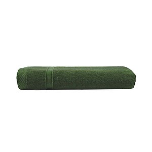 Osuška RECYCLED ONE CLASSIC 70x140 cm, tmavě zelená - reklamní předměty