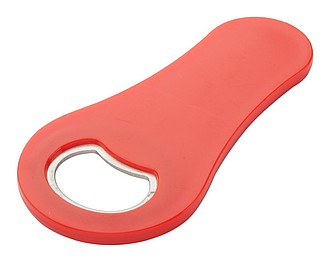 Otvarač na fľaše s magnetom, červený