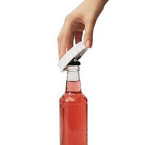 Otvírák na lahve, bílá