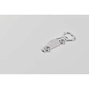 Otvírák na lahve ve tvaru auta, stříbrná