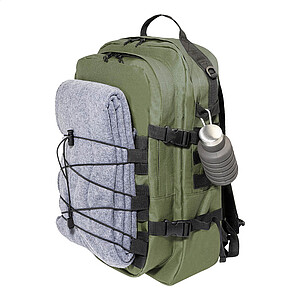 Outdoorový batoh RPET, středně zelená (kelly, středně zelená