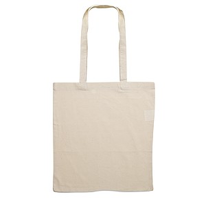 PAMANZA Bavlněná nákupní taška s dlouhými uchy, přírodní - taška s vlastním potiskem