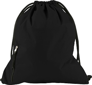 PANGOR Sťahovací batoh s vreckom na zips, čierna