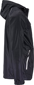 Pánská bunda do deště James & Nicholson RAIN, černá, XL