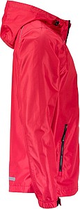 Pánská bunda do deště James & Nicholson RAIN, červená, XXL