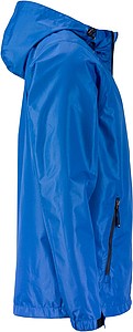 Pánská bunda do deště James & Nicholson RAIN, královská modrá, 3XL
