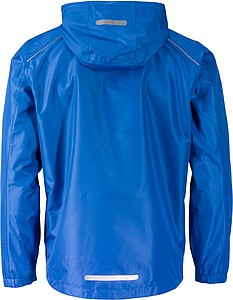 Pánská bunda do deště James & Nicholson RAIN, královská modrá, 3XL