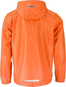 Pánská bunda do deště James & Nicholson RAIN, oranžová, XXL
