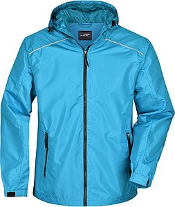Pánská bunda do deště James & Nicholson RAIN, tyskysová, XL