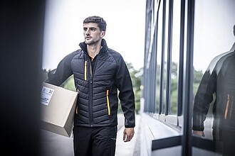 Pánská bunda Regatta PRO UNIVERSAL, černá/oranžová, velikost XS