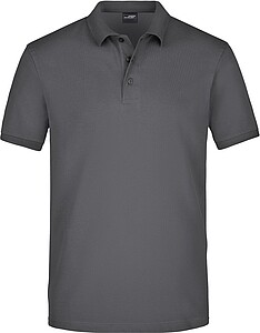 Pánská elastická polokošile James Nicholson, šedá, XL