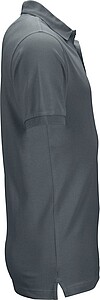 Pánská elastická polokošile James Nicholson, šedá, XL