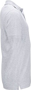 Pánská elastická polokošile James Nicholson, šedý melír, XL