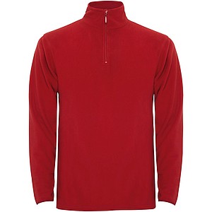 Pánska fleecová bunda s polovičným zipsom, ROLY HIMALAYA, červená, veľ. 2XL