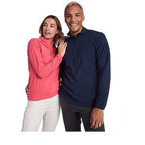 Pánska fleecová bunda s polovičným zipsom, ROLY HIMALAYA, červená, veľ. 2XL