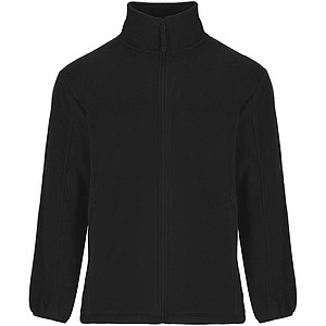 Pánská fleecová celorozepínací bunda, ROLY ARTIC, černá, vel. XL
