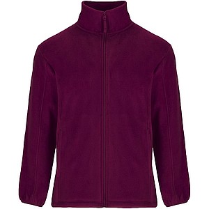 Pánská fleecová celorozepínací bunda ROLY ARTIC, vínová, 3XL