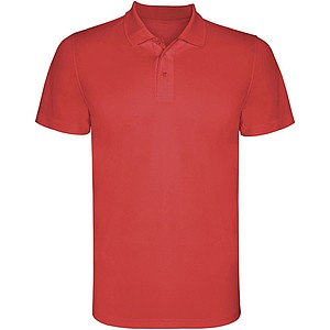 Pánská funkční polokošile s krátkým rukávem, ROLY MONZHA, červená, vel. 3XL