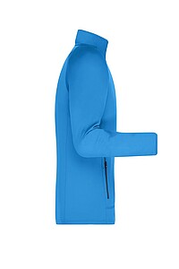 Pánská mikina James & Nicholson Stretchfleece, kobaltová modrá, velikost 3XL