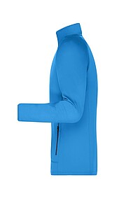 Pánská mikina James & Nicholson Stretchfleece, kobaltová modrá, velikost 3XL