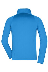 Pánská mikina James & Nicholson Stretchfleece, kobaltová modrá, velikost S