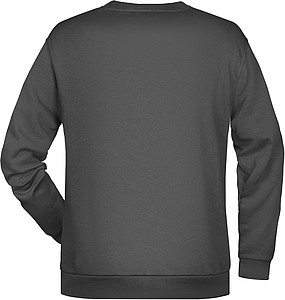 Pánská mikina James Nicholson sweatshirt men, antracitová, vel. 5XL