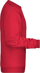 Pánská mikina James Nicholson sweatshirt men, červená, vel. XXL