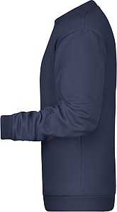 Pánská mikina James Nicholson sweatshirt men, námořní modrá, vel. L