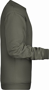 Pánská mikina James Nicholson sweatshirt men, šedá, vel. S