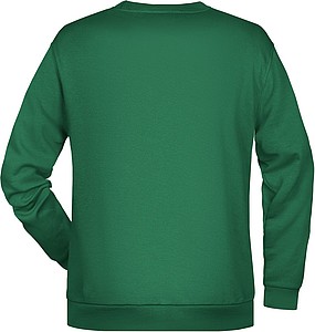 Pánská mikina James Nicholson sweatshirt men, sv. zelená, vel. XL