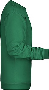 Pánská mikina James Nicholson sweatshirt men, sv. zelená, vel. XXL