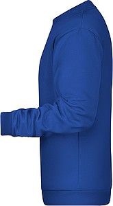 Pánská mikina James Nicholson sweatshirt men, tmavá královská modrá, vel. M