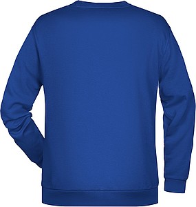 Pánská mikina James Nicholson sweatshirt men, tmavá královská modrá, vel. M