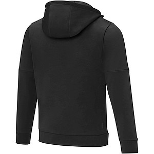 Pánská mikina s kapucí a čtvrtinovým zipem Elevate SAYAN, černá, vel. XL