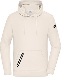 Pánská mikina s kapucí DAIBER INTERLOCK, béžová, velikost 3XL
