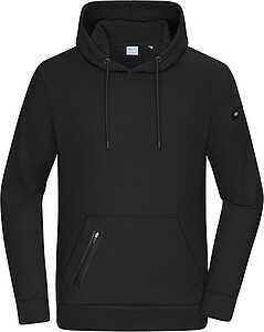 Pánská mikina s kapucí DAIBER INTERLOCK, černá, velikost XL