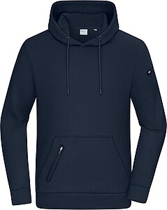 Pánská mikina s kapucí DAIBER INTERLOCK, námořní modrá, velikost S